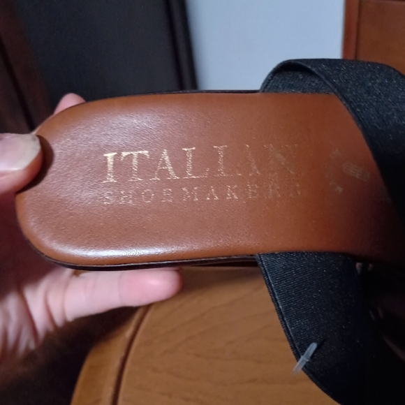 Italian Shoemakers Stylish Black and Brown Sandals 8.5 - Picture 6 of 8